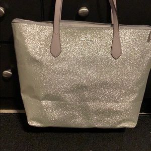 Kate spade joely Metallic silver